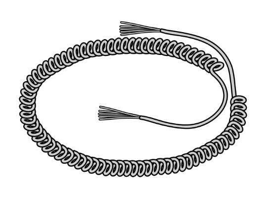 Спиральный провод 5-жильный (638182)