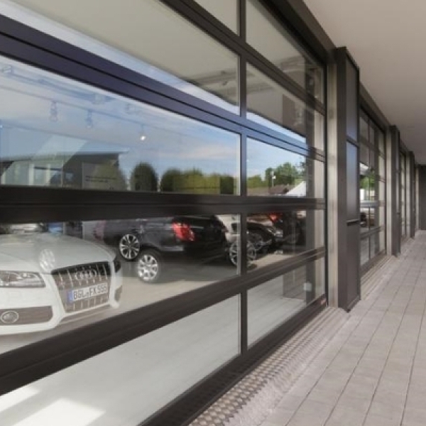 Панорамные ворота Hormann ALR F42 Glazing