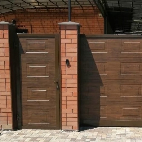 Уличная калитка Алютех Prestige