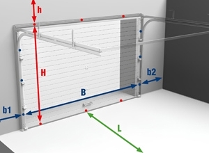 Замер проема ворот, рольставней, шлагбаумов в Астрахани | Мир Ворот